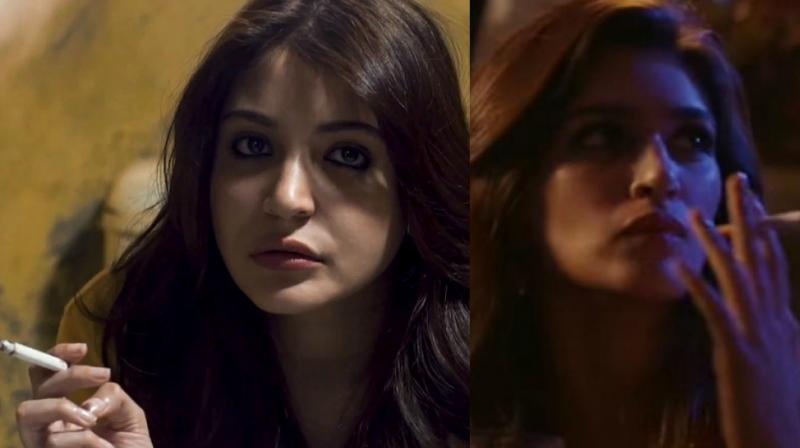Anushka Sharma in 'NH 10' and Kriti Sanon in 'Bareilly Ki Barfi.' Anushka Sharma in 'NH 10' and Kriti Sanon in 'Bareilly Ki Barfi.'