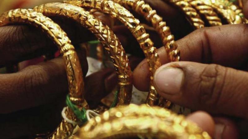 India’s gold imports plunged 86% year-on-year in June. (PTI Photo) India’s gold imports plunged 86% year-on-year in June. (PTI Photo)
