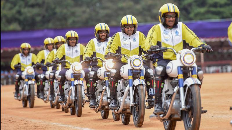 Motorcycle segment in India would perform better than the rest of the auto industry, says Fitch. (AFP Photo) Motorcycle segment in India would perform better than the rest of the auto industry, says Fitch. (AFP Photo)