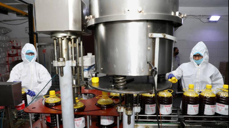India's manufacturing sector activity contracts for 4th straight month in July. (PTI Photo) India's manufacturing sector activity contracts for 4th straight month in July. (PTI Photo)