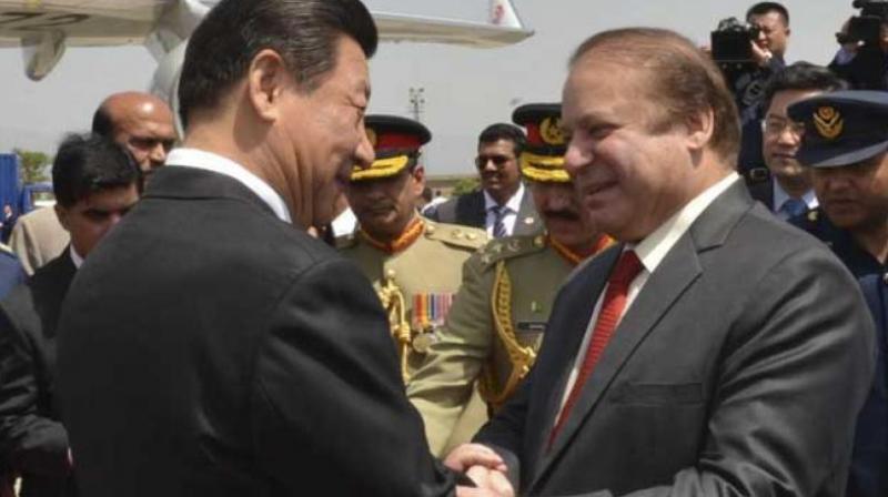 Chinese President Xi Jinping with his Pakistani counterpart Nawaz Sharif. (Photo: AP) Chinese President Xi Jinping with his Pakistani counterpart Nawaz Sharif. (Photo: AP)