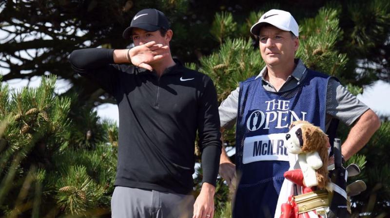 JP Fitzgerald's sacking, which Rory McIlroy is expected to confirm on his arrival at Firestone Country Club in Akron, Ohio, comes barely a week after he publicly thanked his bagman for jolting him into gear when he made a poor start to the British Open. (Photo: AFP) JP Fitzgerald's sacking, which Rory McIlroy is expected to confirm on his arrival at Firestone Country Club in Akron, Ohio, comes barely a week after he publicly thanked his bagman for jolting him into gear when he made a poor start to the British Open. (Photo: AFP)