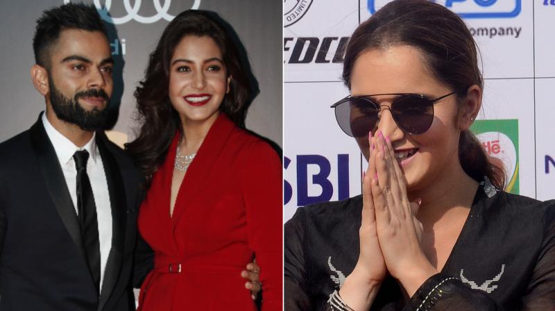"They (Virat Kohli and Anushka Sharma) obviously realised how the media hype would be here so they went to Italy (to get married). At some point, they have to face it," said Sania Mirza who herself forms a high-profile couple with Pakistani cricketer Shoaib Malik. (Photo: Deccan Chronicle / PTI) "They (Virat Kohli and Anushka Sharma) obviously realised how the media hype would be here so they went to Italy (to get married). At some point, they have to face it," said Sania Mirza who herself forms a high-profile couple with Pakistani cricketer Shoaib Malik. (Photo: Deccan Chronicle / PTI)