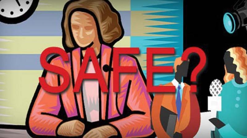 Nine of ten women or girls feel that girls are often sexually harassed in social media. Nine of ten women or girls feel that girls are often sexually harassed in social media.