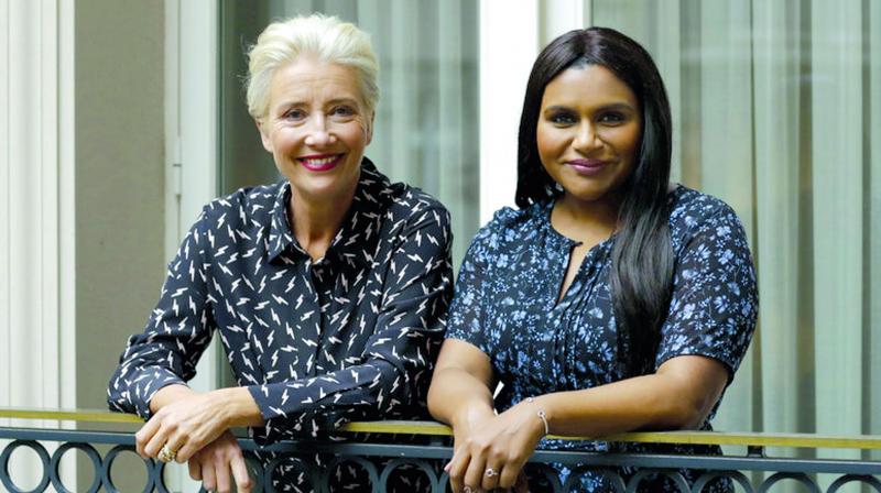 Emma Thompson and Mindy Kaling in Late Night Emma Thompson and Mindy Kaling in Late Night