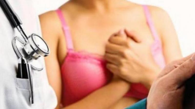 It is surprising that breast check-ups in urban centres is so low. This shows that even the educated shy away from going for it”, says Dr. Sudhakar of HCG, Bengaluru. (Photo: AFP) It is surprising that breast check-ups in urban centres is so low. This shows that even the educated shy away from going for it”, says Dr. Sudhakar of HCG, Bengaluru. (Photo: AFP)