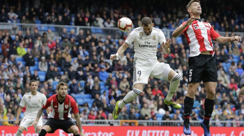 Real Madrid are currently third in the league, four points behind Atletico Madrid. (Photo: AP) Real Madrid are currently third in the league, four points behind Atletico Madrid. (Photo: AP)
