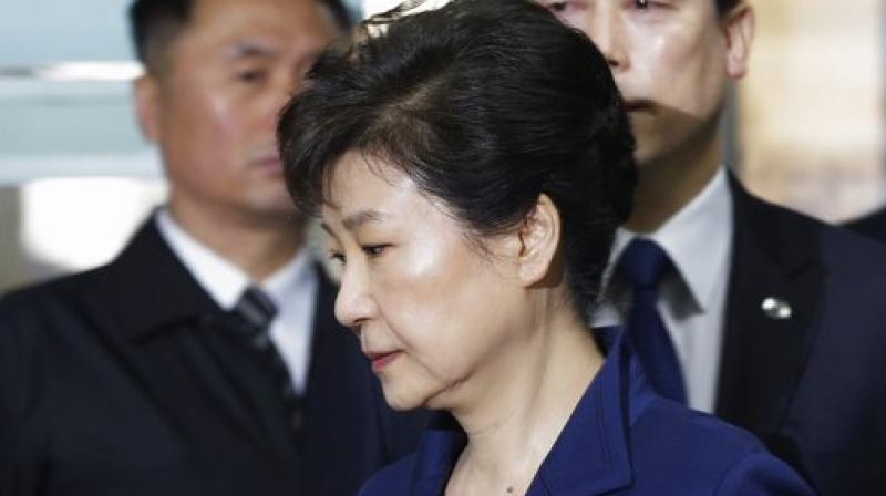 Ousted South Korean President Park Geun-hye arrives at the Seoul Central District Court for hearing on a prosecutors' request for her arrest for corruption, in Seoul, South Korea. (Photo: AP) Ousted South Korean President Park Geun-hye arrives at the Seoul Central District Court for hearing on a prosecutors' request for her arrest for corruption, in Seoul, South Korea. (Photo: AP)