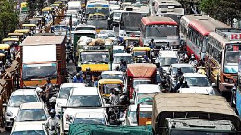 With the city seeing a marked change in its climate and environment, it is time the government looked at improving public transport, the Metro Rail services and other commuting modes before curbing the registration of new vehicles. (Representional Image) With the city seeing a marked change in its climate and environment, it is time the government looked at improving public transport, the Metro Rail services and other commuting modes before curbing the registration of new vehicles. (Representional Image)