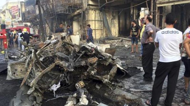 The latest death toll is an increase by 19 over the figure announced by officials a day after the attack, which targeted Shiite pilgrims returning home after marking a major religious occasion. (Photo: AP) The latest death toll is an increase by 19 over the figure announced by officials a day after the attack, which targeted Shiite pilgrims returning home after marking a major religious occasion. (Photo: AP)