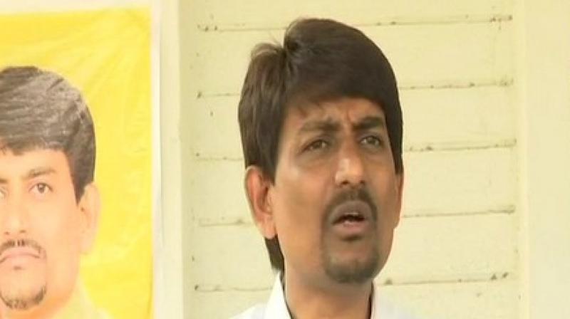 Alpesh, who came to limelight due to his quota agitation some years back, joined the Congress in 2017 ahead of the last Gujarat polls. (Image:ANI) Alpesh, who came to limelight due to his quota agitation some years back, joined the Congress in 2017 ahead of the last Gujarat polls. (Image:ANI)
