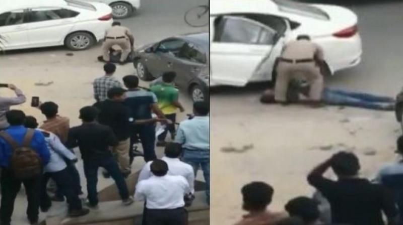 Additional Sessions Judge Krishan Kant's wife Ritu (45) and son Dhruv (18) had gone for shopping in the Arcadia market Saturday when they were shot by Mahipal. (Screengrab | ANI) Additional Sessions Judge Krishan Kant's wife Ritu (45) and son Dhruv (18) had gone for shopping in the Arcadia market Saturday when they were shot by Mahipal. (Screengrab | ANI)