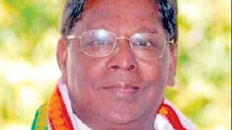Puducherry Chief Minister V. Narayanasamy Puducherry Chief Minister V. Narayanasamy