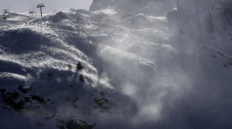 Rescue workers and sniffer dogs were sent to the scene but helicopters could not be scrambled because of poor visibility. (Photo: AP) Rescue workers and sniffer dogs were sent to the scene but helicopters could not be scrambled because of poor visibility. (Photo: AP)