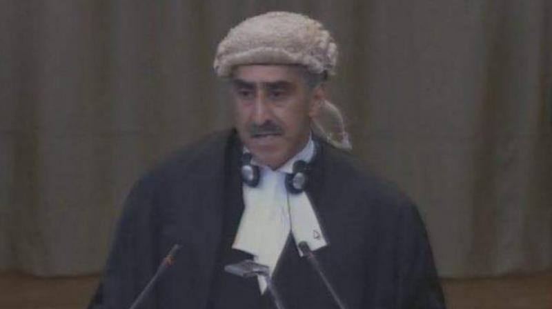 Pakistan lawyer Khawar Qureshi. (Photo: ANI Twitter) Pakistan lawyer Khawar Qureshi. (Photo: ANI Twitter)