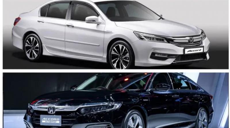 New Accord is also wider than the current model sold in India. New Accord is also wider than the current model sold in India.