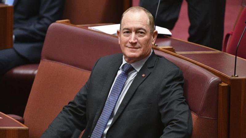 Australian senator Fraser Anning sits in the chamber during a session at Parliament House in Canberra on August 15, 2018. (Photo: AP) Australian senator Fraser Anning sits in the chamber during a session at Parliament House in Canberra on August 15, 2018. (Photo: AP)