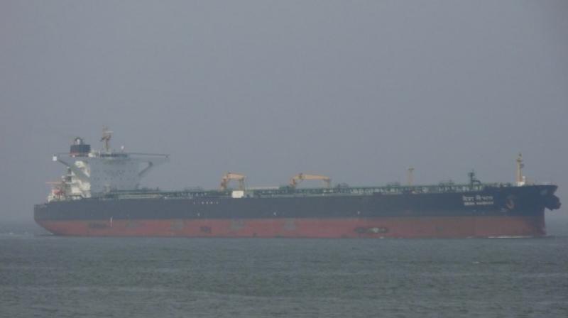 The Shipping Corporation of India says the explosion struck the MT Desh Vaibhav on Tuesday in the Gulf of Oman while it was en route to Fujairah on the eastern coast of the United Arab Emirates.(Representational Image) The Shipping Corporation of India says the explosion struck the MT Desh Vaibhav on Tuesday in the Gulf of Oman while it was en route to Fujairah on the eastern coast of the United Arab Emirates.(Representational Image)