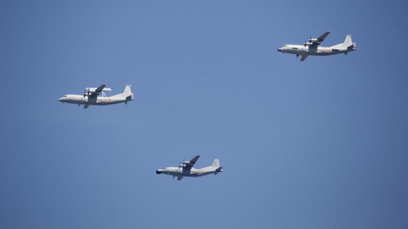 A Chinese KJ-200 flew within 1,000 feet of a US Navy P-3C in international airspace over Scarborough Shoal near the Philippines on Wednesday. (Photo: Representational/AP) A Chinese KJ-200 flew within 1,000 feet of a US Navy P-3C in international airspace over Scarborough Shoal near the Philippines on Wednesday. (Photo: Representational/AP)