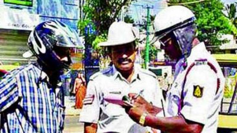 Recently, there were incidents when vehicles with over 100 challans were seized. (Representational image) Recently, there were incidents when vehicles with over 100 challans were seized. (Representational image)