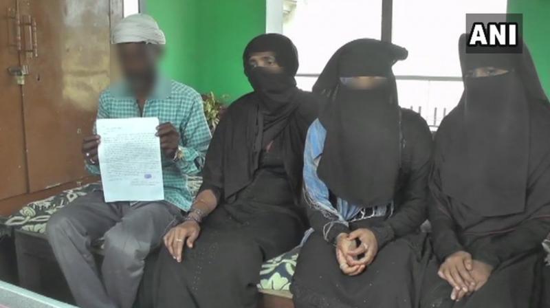 The father, in his letter, has appealed for security for his four young daughters. (Photo: ANI/Twitter) The father, in his letter, has appealed for security for his four young daughters. (Photo: ANI/Twitter)