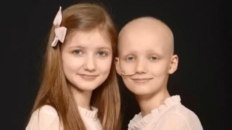 Sophie had the tumour removed along with the left kidney in December and will undergo chemotherapy till June (Photo: YouTube) Sophie had the tumour removed along with the left kidney in December and will undergo chemotherapy till June (Photo: YouTube)