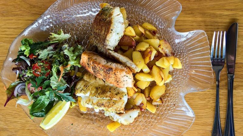 Halibut is one of the fish that has a high amount of Omega 3 fatty acids which help keep rheumatoid arthritis Halibut is one of the fish that has a high amount of Omega 3 fatty acids which help keep rheumatoid arthritis