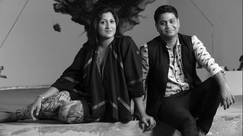 Priyanka and Prateek Raja, the organizers of the Experimenter Curators' Hub Priyanka and Prateek Raja, the organizers of the Experimenter Curators' Hub