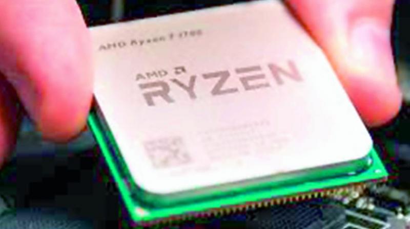 The Ryzen CPU chips will be launched in the middle of this year and will compete with Intel’s PC processors. The Ryzen CPU chips will be launched in the middle of this year and will compete with Intel’s PC processors.