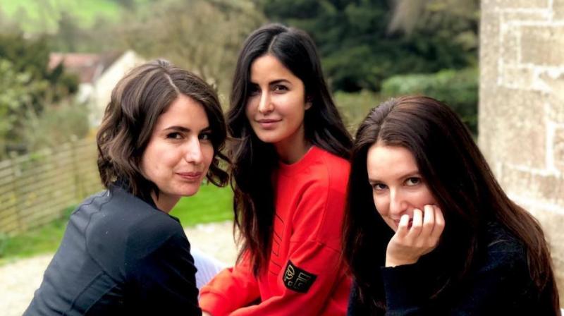 Katrina shared a photograph with her younger sisters Isabel and Sonia and captioned it, “Farm girls. Katrina shared a photograph with her younger sisters Isabel and Sonia and captioned it, “Farm girls.
