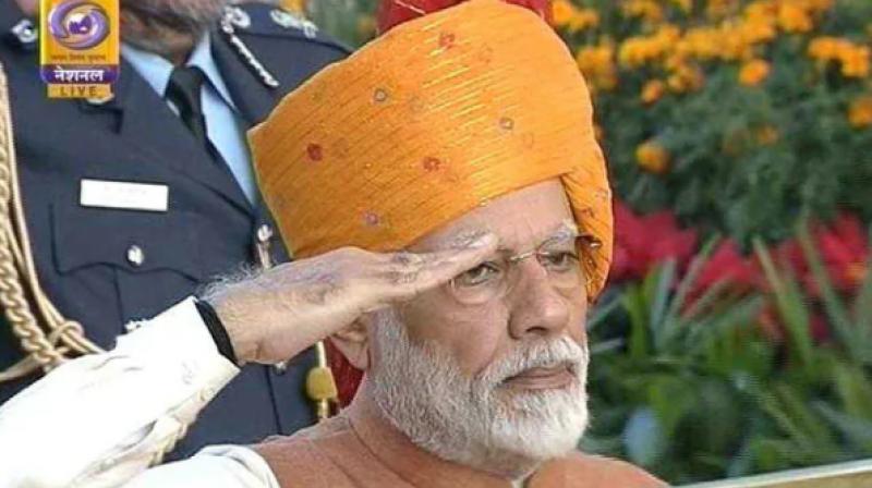 Prime Minister Narendra Modi. (Photo credit: DD National) Prime Minister Narendra Modi. (Photo credit: DD National)
