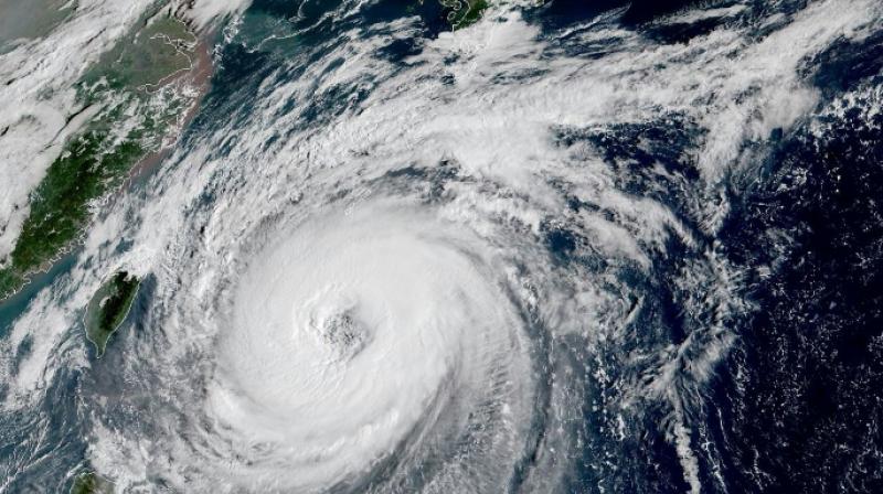 Some 600 people evacuated to shelters in Okinawa, electricity was cut to more than 121,000 homes and at least 386 flights were cancelled, mainly in western Japan. (Photo: AFP) Some 600 people evacuated to shelters in Okinawa, electricity was cut to more than 121,000 homes and at least 386 flights were cancelled, mainly in western Japan. (Photo: AFP)