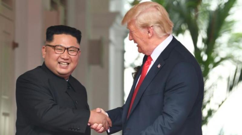Trump followed those comments by saying Wednesday he had received an 'extraordinary letter' from Kim, and sounded optimistic about prospects for a second summit between the two leaders 'fairly quickly'. (Photo: File | AFP) Trump followed those comments by saying Wednesday he had received an 'extraordinary letter' from Kim, and sounded optimistic about prospects for a second summit between the two leaders 'fairly quickly'. (Photo: File | AFP)