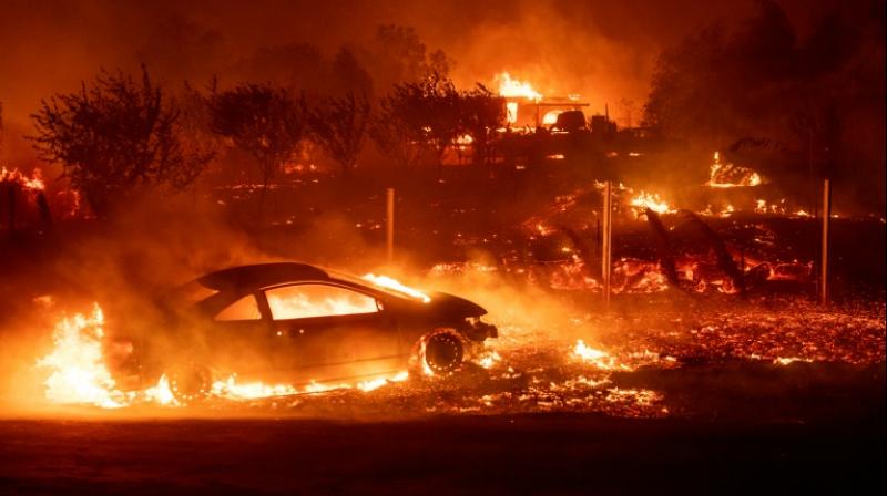 'Camp Fire' is the largest and most destructive of several infernos that have forced 250,000 people to flee and razed 6,400 homes in Paradise, effectively wiping the town off the map. (Photo: AFP) 'Camp Fire' is the largest and most destructive of several infernos that have forced 250,000 people to flee and razed 6,400 homes in Paradise, effectively wiping the town off the map. (Photo: AFP)