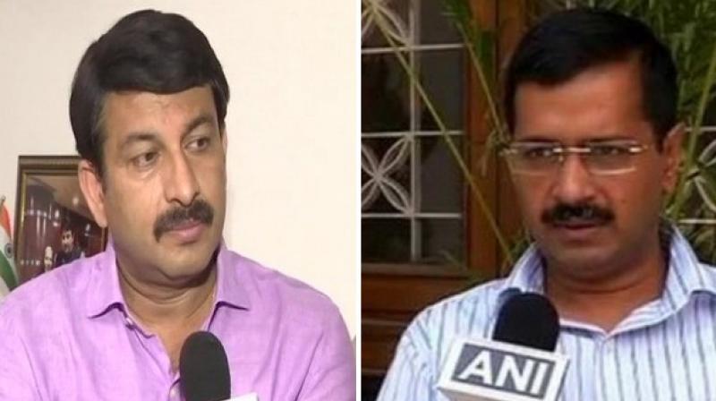 Tiwari had claimed that the entire incident took place in front of Kejriwal and alleged that he was stopped by the police and AAP supporters from attending the event. (Photo: ANI) Tiwari had claimed that the entire incident took place in front of Kejriwal and alleged that he was stopped by the police and AAP supporters from attending the event. (Photo: ANI)