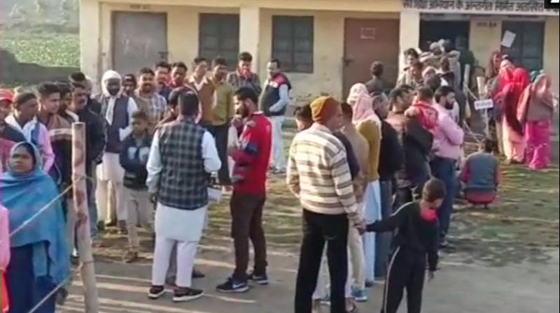 A total of 23.53 lakh voters consisting of 12.20 lakh male and 11.33 lakh female will seal the fate of 4,978 candidates contesting in the polls across the state. (Photo: Twitter | ANI) A total of 23.53 lakh voters consisting of 12.20 lakh male and 11.33 lakh female will seal the fate of 4,978 candidates contesting in the polls across the state. (Photo: Twitter | ANI)
