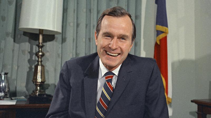 'America has lost a patriot and humble servant in George Herbert Walker Bush. While our hearts are heavy today, they are also filled with gratitude,' former President Barack Obama said. (Photo: AP) 'America has lost a patriot and humble servant in George Herbert Walker Bush. While our hearts are heavy today, they are also filled with gratitude,' former President Barack Obama said. (Photo: AP)