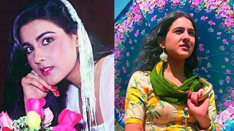 After Sara’s look from Kedarnath was released, people online are saying that she looks exactly like her mother Amrita Singh After Sara’s look from Kedarnath was released, people online are saying that she looks exactly like her mother Amrita Singh