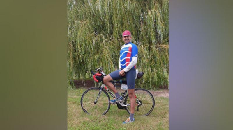 Lieutenant General Anil Puri has become the first serving Lieutenant General-rank officer of the Indian Army to complete France's oldest cycling event, 1,200-km Paris-Brest-Paris circuit. (Photo: ANI) Lieutenant General Anil Puri has become the first serving Lieutenant General-rank officer of the Indian Army to complete France's oldest cycling event, 1,200-km Paris-Brest-Paris circuit. (Photo: ANI)