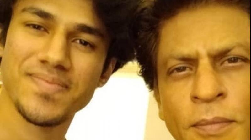 Shivam Jemini with Shah Rukh Khan. Shivam Jemini with Shah Rukh Khan.