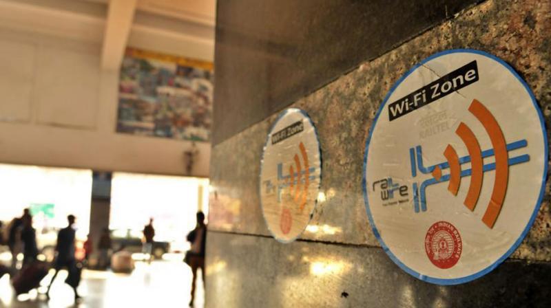 Tech giant Google on Thursday said it has rolled out free public WiFi at 400 Indian railway stations in collaboration with RailTel. (Photo: PTI) Tech giant Google on Thursday said it has rolled out free public WiFi at 400 Indian railway stations in collaboration with RailTel. (Photo: PTI)