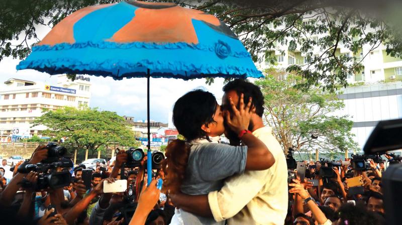 The act that Shiva Sena activists dared to do at the Marine Drive is a wakeup call for everyone. The act that Shiva Sena activists dared to do at the Marine Drive is a wakeup call for everyone.