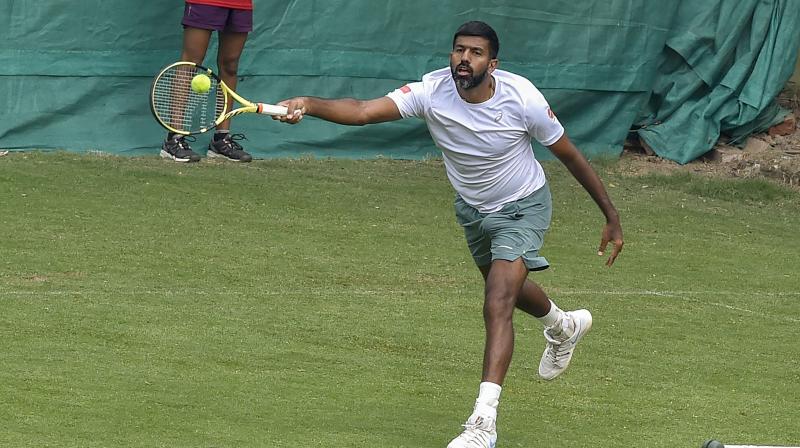 Bopanna and Shapovalov will now face the Dutch duo of Robin Haase and Wesley Koolhof in the semifinal. (Photo: PTI) Bopanna and Shapovalov will now face the Dutch duo of Robin Haase and Wesley Koolhof in the semifinal. (Photo: PTI)