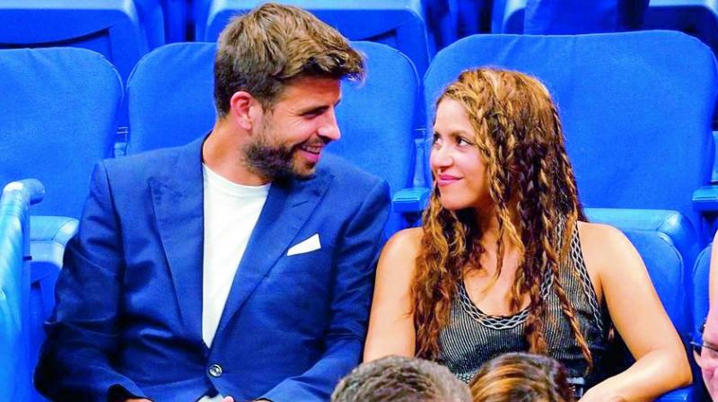 Shakira with Gerard Pique Shakira with Gerard Pique