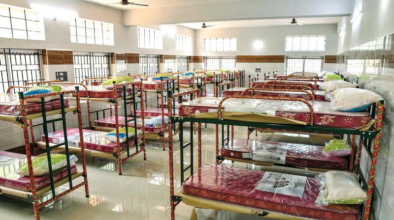 The new dormitory set up at Tiruchy GH.(Photo: DC) The new dormitory set up at Tiruchy GH.(Photo: DC)