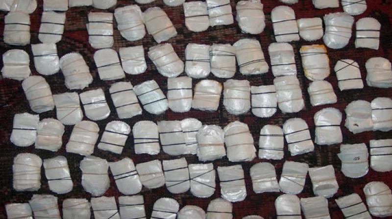 Directorate of Revenue Intelligence (DRI) has seized a banned narcotic substance worth over Rs. 3,000 crore from a factory in Udaipur, Rajasthan. (Photo: PTI/Representational) Directorate of Revenue Intelligence (DRI) has seized a banned narcotic substance worth over Rs. 3,000 crore from a factory in Udaipur, Rajasthan. (Photo: PTI/Representational)