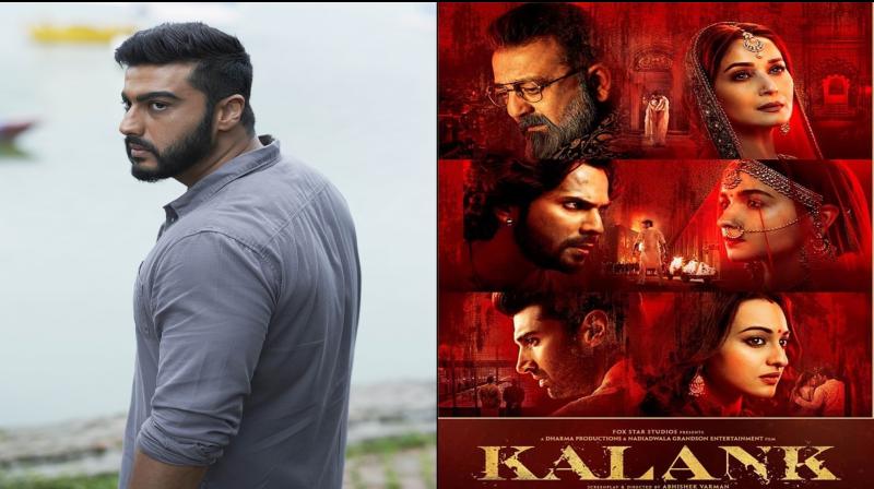 Arjun Kapoor and Kalank poster. (Photo: Instagram) Arjun Kapoor and Kalank poster. (Photo: Instagram)