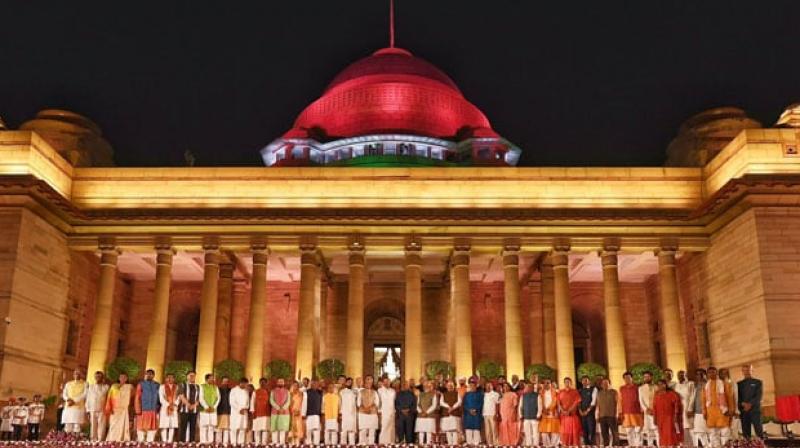 The ADR said 51 (91 per cent) of the ministers are crorepatis. On an average, each minister has assets worth Rs 14.72 crore.(Photo: ANI) The ADR said 51 (91 per cent) of the ministers are crorepatis. On an average, each minister has assets worth Rs 14.72 crore.(Photo: ANI)