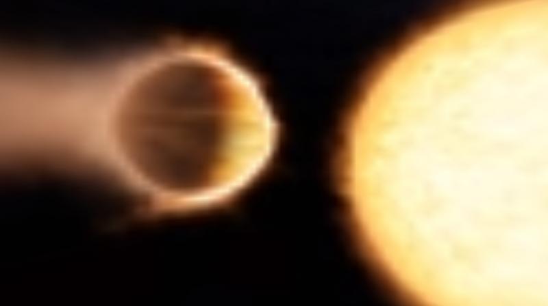 The planet orbits closely to it's host star, located in the constellation of 'Puppis', about 900 light years away from Earth. (Photo: NASA) The planet orbits closely to it's host star, located in the constellation of 'Puppis', about 900 light years away from Earth. (Photo: NASA)