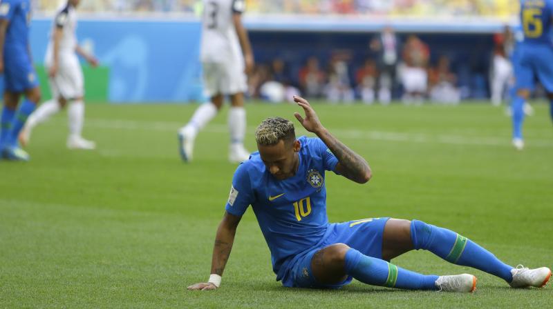 "At each Neymar fall, it's a round of shots on the house!" the Sir Walter Pub in northern Rio posted on its Facebook page. (Photo: AP) "At each Neymar fall, it's a round of shots on the house!" the Sir Walter Pub in northern Rio posted on its Facebook page. (Photo: AP)